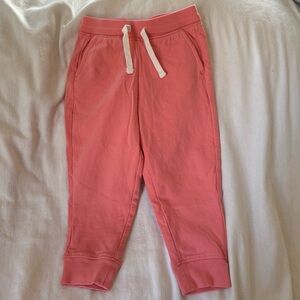 Primary Kids Coral Lightweight Jogger Pants Size 4 EUC